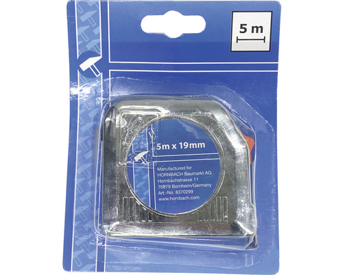 Bandmaß 5 m x 19 mm in Verpackung