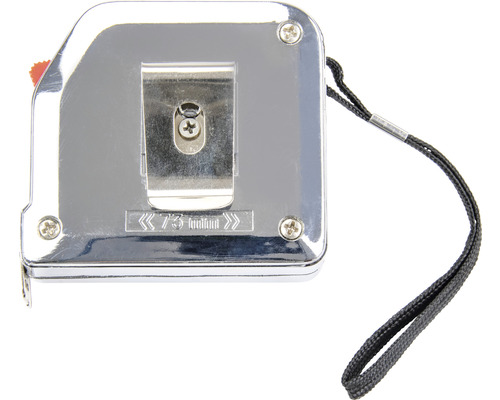 Rollbandmaß mit Gürtelclip und Handschlaufe