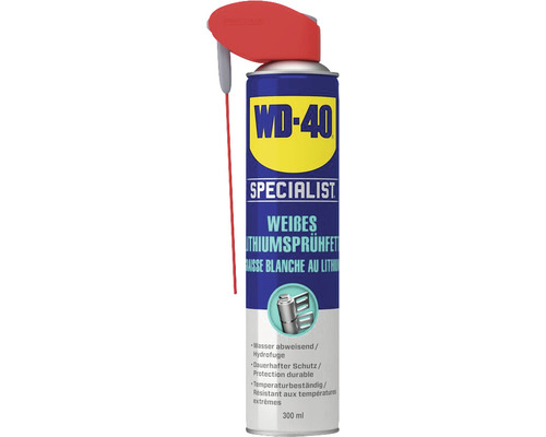WD-40 Specialist Weißes Lithiumsprühfett, 300 ml