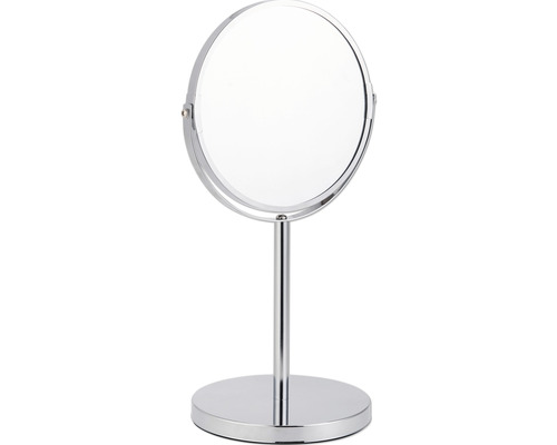 Runder Kosmetikspiegel mit Standfuß für den Tisch