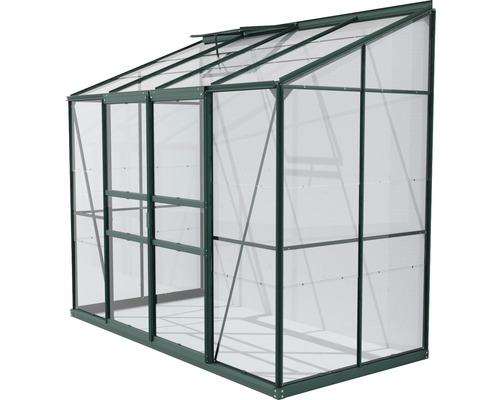 Gewächshaus mit Aluminiumrahmen und Polycarbonatplatten