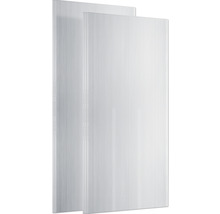 Zwei transparente Doppelstegplatten