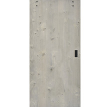 Pertura Schiebetür-Komplettset Yorick X-Brace grau inkl. Laufschiene mit Rolle,Griff-Set (Sondermaße B:450-1200 mm, H:1500-2500 mm)-thumb-1