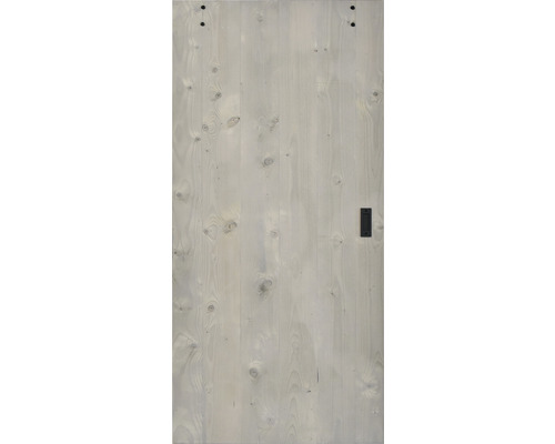 Holztür mit Beschlägen