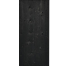 Pertura Schiebetür-Komplettset Yorick Wales schwarz inkl. Laufschiene mit Rolle,Griff-Set (Sondermaße B:450-1200 mm, H:1500-2500 mm)-thumb-2