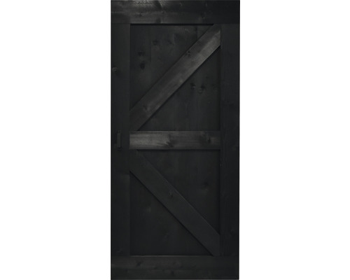 Holztür mit Z-Streben-Design