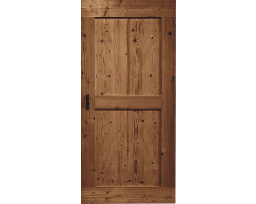 Holztür mit Beschlag