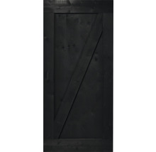 Pertura Schiebetür-Komplettset Yorick Z-Brace schwarz inkl. Laufschiene mit Rolle,Griff-Set (Sondermaße B:450-1200 mm, H:1500-2500 mm)-thumb-2