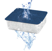 Wasserfilter mit Wasserspritzern