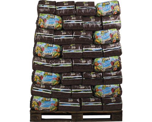 Palette mit Säcken Universal Bio Erde