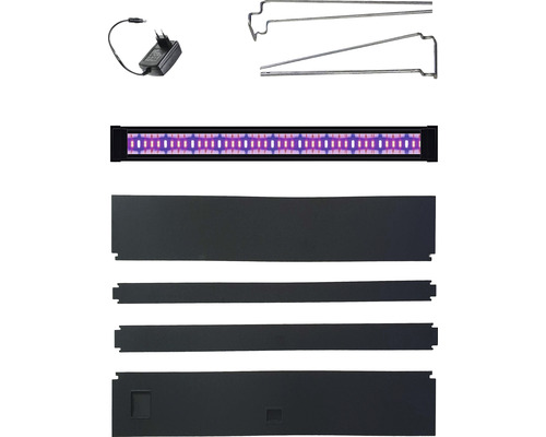 Aquariumbeleuchtung mit Netzteil und Zubehör für die Installation