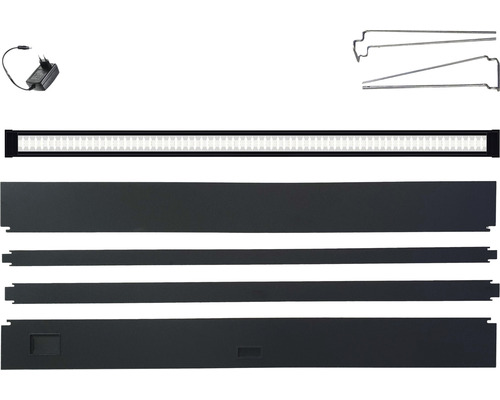 Aquariumleuchte mit Zubehör und Halterungen