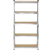 Schwerlast Steckregal EASYmaxx verzinkt 1800x900x400 mm 5 Böden Tragkraft 875 kg-thumb-2