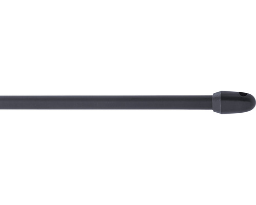 Vitragestange ausziehbar simple anthrazit 100-190 cm Ø 10 mm 2 Stk. Gardinenstange zur Fensterdekoration