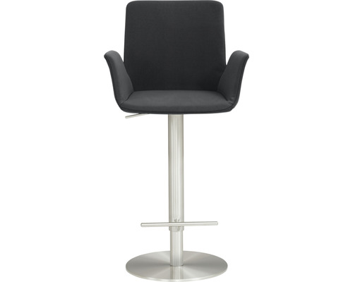 Barhocker mit Armlehnen und Fußstütze