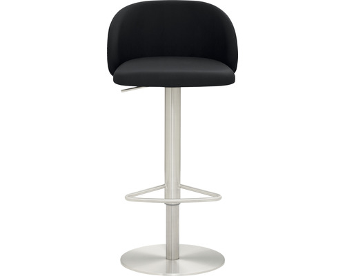 Barhocker mit Fußstütze und Metallsäule