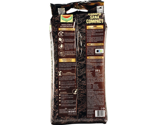 COMPO Sana Compact Blumenerde im 25 Liter Sack