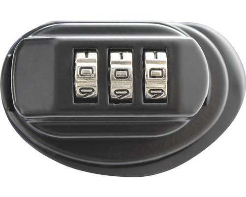 Dreistelliger Zahlencode für ein Schloss