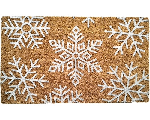 Fußmatte mit Schneeflockenmuster