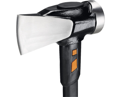 Spaltaxt mit Stahlkopf und Kunststoffstiel