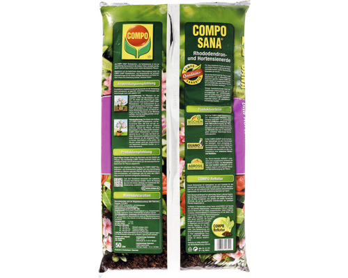 COMPO SANA Rhododendron- und Hortensienerde im 50 Liter Sack