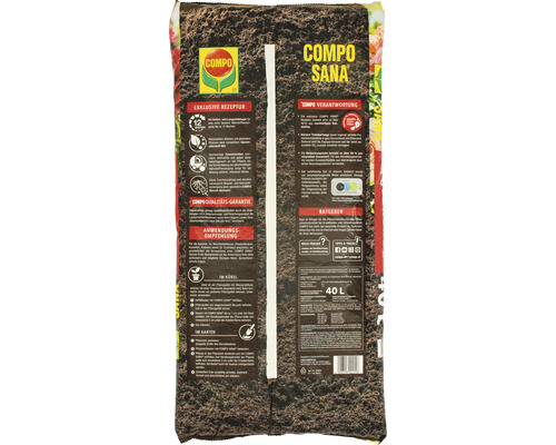 COMPO SANA Universalerde für Pflanzen, 40 Liter Sack