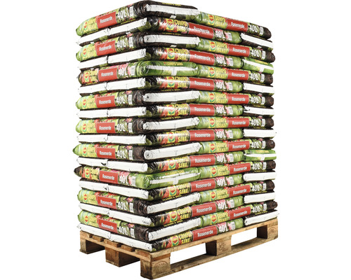 Rosenerde COMPO SANA® (54 Sack x 40 Liter = 2,16 m³) 1 Palette für Beet- und Topfrosen