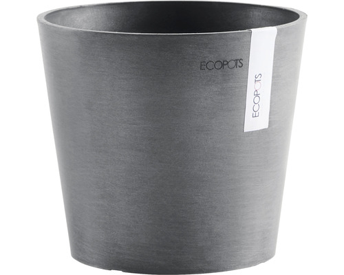 Pflanztopf Ecopots Amsterdam Mini Kunststoff Ø 17 cm H 14,9 cm grau