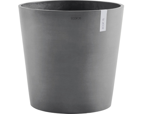 Pflanztopf Ecopots Amsterdam Kunststoff Ø 50 cm H 43,8 cm grau