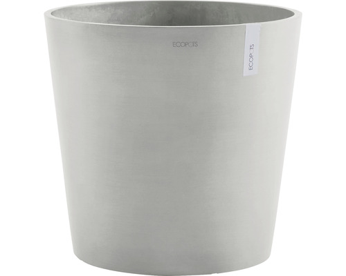 Pflanztopf Ecopots Amsterdam Kunststoff Ø 50 cm H 43,8 cm weißgrau