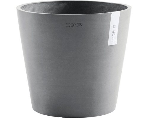 Pflanztopf Ecopots Amsterdam Kunststoff Ø 30 cm H 26 cm grau