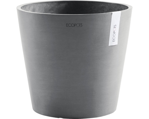 Pflanztopf Ecopots Amsterdam Kunststoff Ø 40 cm H 35 cm grau