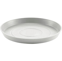 Untersetzer Ecopots Kunststoff Ø 44,5 cm H 3,5 cm weißgrau