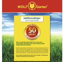 Wolf Garten Jubiläumsdünger Rasen-Langzeitdünger Produktverpackung