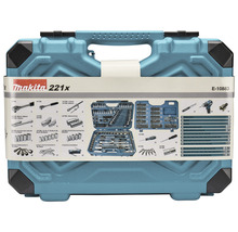 Makita Werkzeugkoffer mit 221 Teilen