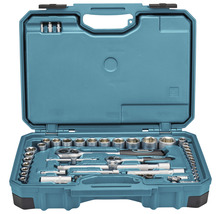 Makita Werkzeugkoffer mit Ratschen, Steckschlüsseln und Bits