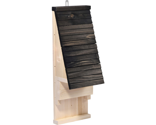 Fledermaus Haus Ruheplatz dobar 195 x 140 mm holz schwarz Fledermauskasten aus Holz