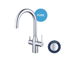 Wasserhahn aus Chrom