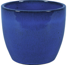 Blumentopf Untersetzer aus Keramik Ø 35 cm blau - HORNBACH