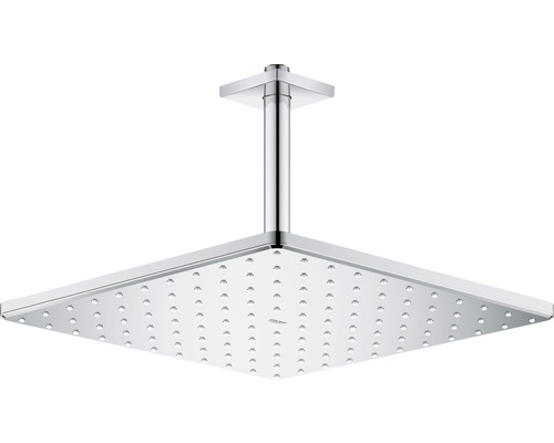 Quadratische Kopfbrause zur Deckenmontage