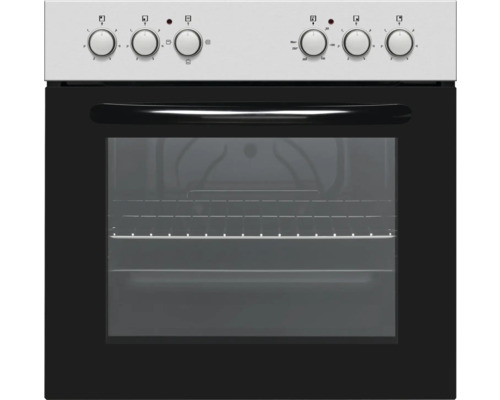 Backofen mit Glastür und Bedienknöpfen