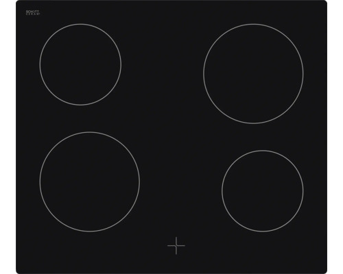 Glaskeramikkochfeld mit vier Kochzonen