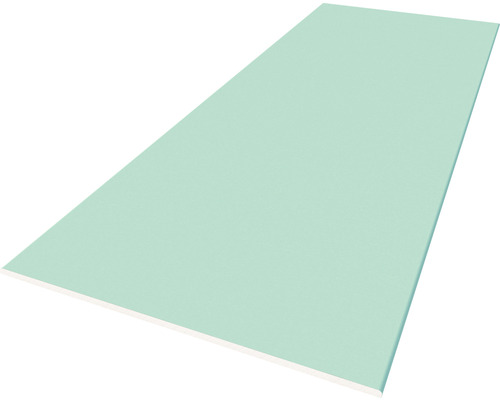 Knauf Gipskartonplatte Feuchtraumplatte Greenboard GKBI imprägniert 2600 x 600 x 12,5 mm