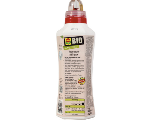 COMPO Bio Tomatendünger in einer 1-Liter-Flasche