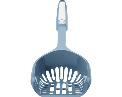 Katzenstreuschaufel aus Kunststoff mit Schlitzen