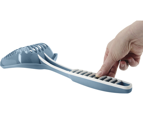 Katzentoilettenschaufel mit Sieb und Hand