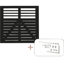 Sichtschutzelement mit Montagezubehör