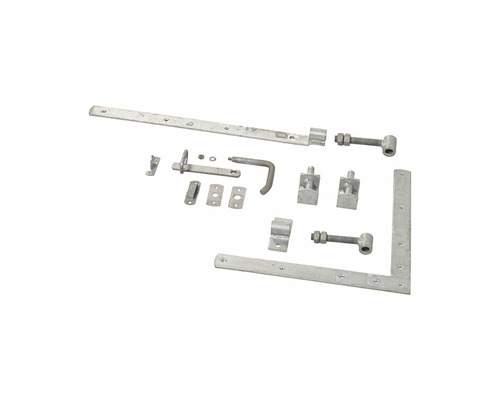 Gartentürbeschlag Set mit Riegel