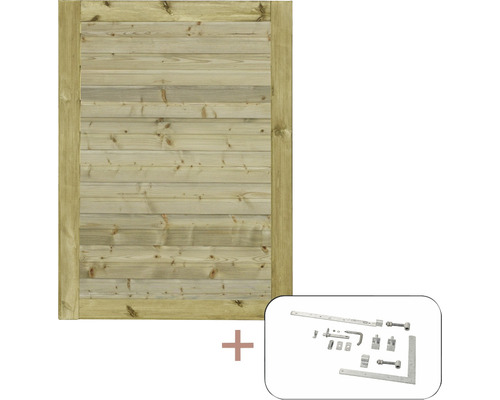 Holztor inklusive Beschläge für Gartenzäune