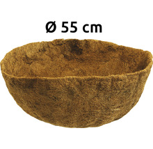 Kokoseinsatz L für Hängekorb Bellissa Haas Naturfaser Ø 55 cm H 19 cm braun-thumb-0